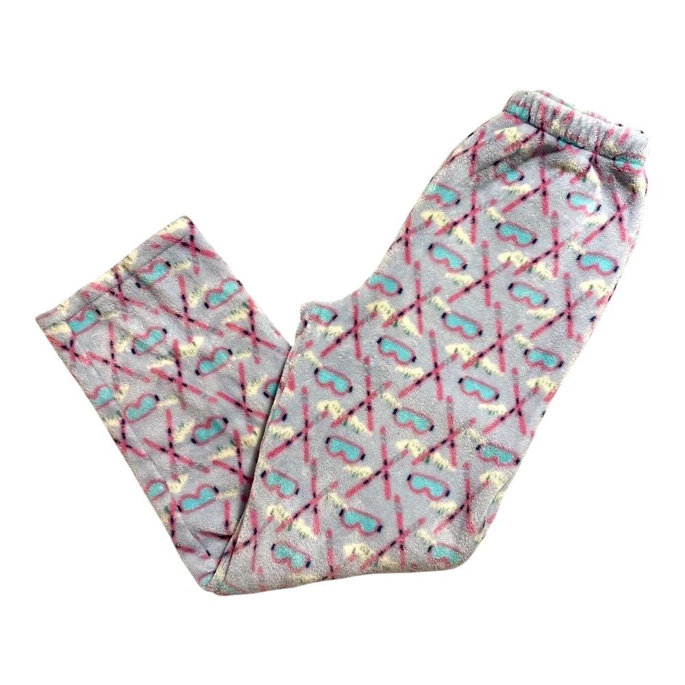 Vineyard Vines Sz 16/XL Kids Fleece Pajama Bottoms in Blue & Pink